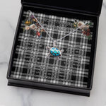 Sea Turtle Necklace To My Beautiful Soulmate Necklace In Your Eyes I Have Found My Home Clan MenZies Modern Tartan Blue Turtle Necklace