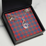 To My Beautiful Soulmate Necklace In Your Eyes I Have Found My Home Clan McKerrell Red Tartan Rising Phoenix Necklace