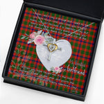 Gift For My Beautiful Girlfriend Necklace Valentine Necklace Clan Skene Tartan Cross Dancing Necklace Scottish Tartan Jewelry