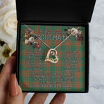 To My Beautiful Soulmate Necklace In Your Eyes I Have Found My Home Clan Menzies Green Ancient Tartan Forever Love Necklace