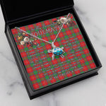 Sea Turtle Necklace To My Beautiful Soulmate Necklace In Your Eyes I Have Found My Home Clan Fenton Tartan Blue Turtle Necklace