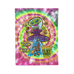 Scotstee Shop - Scotstee Shop Blanket Alien Burger Rainbow Hippie Fleece Blanket
