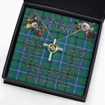 To My Beautiful Soulmate Necklace In Your Eyes I Have Found My Home Clan Glen Ancient Tartan Cross Dancing Necklace