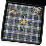 To My Beautiful Soulmate Sunflower Necklace In Your Eyes I Have Found My Home Clan Gordon Dress Modern Tartan Jewelry For Girlfriend, Tartan Sunflower Pendant Necklace, Scottish Tartan Jewelry, valentine necklace, necklace girlfriend, necklace for wife, cute necklaces for girlfriend, jewelry for girlfriend, to my soulmate necklace, to my future wife necklace