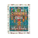 Personalized Gift Tartan Plaid Blanket Clan Wilson Ancient With Christmas Cookie Baking Crew Christmas Gift Blanket, Plaid Blanket, Christmas Fleece Blanket, Christmas Blanket, Tartan Blanket, Scottish Blanket, Scotland Blanket, Family Name Blanket, Custom Blanket, Personalized Blanket