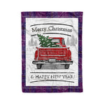Tartan Blanket Vintage Red Truck with Christmas Tree Family Scottish Clan Pride Of Glencoe plaid blanket, red plaid blanket, buffalo plaid blanket, green plaid blanket, plaid fleece blanket, blue plaid blanket, red tartan blanket, tartan plaid blanket, black and white plaid blanket, , christmas plaid blanket, orange plaid blanket, tartan plaid throw blanket, pink plaid blanket, brown plaid blanket, buffalo check blanket