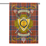 House Flag - Cameron Of Lochiel Ancient Irish Shield Celtic Cross Tartan Garden Flag St Patrick's Day Garden Flag