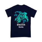 Sea Turtle Shirt Destin Florida Sea Blue Tribal Turtle Sea Turtle Shirt - Scotstee Shop
