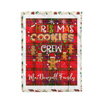 Personalized Gift Tartan Plaid Blanket Clan MacDougall With Christmas Cookie Baking Crew Christmas Gift Blanket, Plaid Blanket, Christmas Fleece Blanket, Christmas Blanket, Tartan Blanket, Scottish Blanket, Scotland Blanket, Family Name Blanket, Custom Blanket, Personalized Blanket