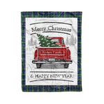 Tartan Blanket Vintage Red Truck with Christmas Tree Family Scottish Clan Forbes Modern plaid blanket, red plaid blanket, buffalo plaid blanket, green plaid blanket, plaid fleece blanket, blue plaid blanket, red tartan blanket, tartan plaid blanket, black and white plaid blanket, , christmas plaid blanket, orange plaid blanket, tartan plaid throw blanket, pink plaid blanket, brown plaid blanket, buffalo check blanket