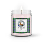 Soy Wax Candle - Buffalo Plaid Candle Clan Badge Blair Modern Tartan Plaid Soy Wax Candle, oil candle, candle handmade, wax candle, soy wax, nature wax, natural soy wax, natural soy candles, natural candle