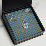 To My Beautiful Soulmate Necklace In Your Eyes I Have Found My Home Clan Laing Hunting Tartan Rising Phoenix Necklace