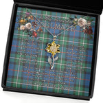 To My Beautiful Soulmate Sunflower Necklace In Your Eyes I Have Found My Home Clan MacPhail Tartan Jewelry For Girlfriend, Tartan Sunflower Pendant Necklace, Scottish Tartan Jewelry, valentine necklace, necklace girlfriend, necklace for wife, cute necklaces for girlfriend, jewelry for girlfriend, to my soulmate necklace, to my future wife necklace