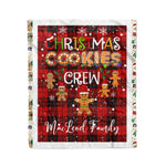 Personalized Gift Tartan Plaid Blanket Clan MacLeod Of Raasay With Christmas Cookie Baking Crew Christmas Gift Blanket, Plaid Blanket, Christmas Fleece Blanket, Christmas Blanket, Tartan Blanket, Scottish Blanket, Scotland Blanket, Family Name Blanket, Custom Blanket, Personalized Blanket