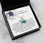 Opal Turtle Necklace - Mother-In-Law Necklace, Necklace Gift For Future Mother-In-Law From Future Son-In-Law, To My Future Mother-In-Law