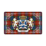 Doormat - Welcome Mat Scottish Fraser Ancient Clan Badge Tartan Door Mat, Plaid Doormat