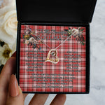 To My Beautiful Soulmate Necklace In Your Eyes I Have Found My Home Clan MacDougall Dress Tartan Forever Love Necklace