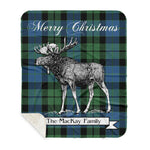 Scotstee Shop Plaid Tartan Blanket With Moose Clan MacKay Ancient Plaid Blanket, plaid blanket australia,plaid blanket canada,plaid christmas blanket,plaid fleece sherpa blanket,plaid sherpa blanket canada,plaid sherpa blanket lipstick,plaid sherpa blanket pink,plaid sherpa blanket queen