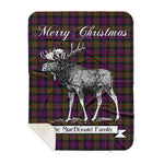 Scotstee Shop Plaid Tartan Blanket With Moose Clan MacDonald Modern Plaid Blanket, plaid blanket australia,plaid blanket canada,plaid christmas blanket,plaid fleece sherpa blanket,plaid sherpa blanket canada,plaid sherpa blanket lipstick,plaid sherpa blanket pink,plaid sherpa blanket queen