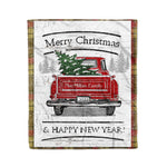 Tartan Blanket Vintage Red Truck with Christmas Tree Family Scottish Clan MacMillan Old Weathered plaid blanket, red plaid blanket, buffalo plaid blanket, green plaid blanket, plaid fleece blanket, blue plaid blanket, red tartan blanket, tartan plaid blanket, black and white plaid blanket, , christmas plaid blanket, orange plaid blanket, tartan plaid throw blanket, pink plaid blanket, brown plaid blanket, buffalo check blanket