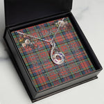 To My Beautiful Soulmate Necklace In Your Eyes I Have Found My Home Clan MacPherson Ancient Tartan Rising Phoenix Necklace