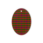 Skene Tartan Oval Ornaments, Christmas Tree Ornament, Plaid Christmas Ornaments, Ceramic Oval Christmas Tree Decoration, Tartan Oval Ornaments, Christmas Tree Ornament, Plaid Christmas Ornaments, Ceramic Oval Christmas Tree Decoration