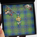 To My Beautiful Soulmate Sunflower Necklace In Your Eyes I Have Found My Home Clan Johnston Ancient Tartan Jewelry For Girlfriend