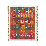 Personalized Gift Tartan Plaid Blanket Clan MacNab Ancient With Christmas Cookie Baking Crew Christmas Gift Blanket, Plaid Blanket, Christmas Fleece Blanket, Christmas Blanket, Tartan Blanket, Scottish Blanket, Scotland Blanket, Family Name Blanket, Custom Blanket, Personalized Blanket