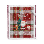 Personalized Gift Tartan Plaid Blanket Clan MacFie With Funny Santa Snowman Reindeer Merry Christmas Fleece Blanket, Home Living Room, Plaid Blanket, Tartan Blanket, Scottish Blanket, Buffalo fleece blanket, Christmas Blanket