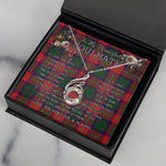 To My Beautiful Soulmate Necklace In Your Eyes I Have Found My Home Clan Wauchope Tartan Rising Phoenix Necklace