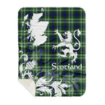 Sherpa Blanket - Tartan Blanket Thistle and Lion Scottish Clan Blackadder Plaid Blanket, plaid sherpa blanket queen,purple sherpa blanket,queen sherpa blanket,queen size sherpa blanket,red sherpa blanket,scottish tartan blankets,sherpa blanket,sherpa christmas blanket