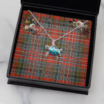 Sea Turtle Necklace To My Beautiful Soulmate Necklace In Your Eyes I Have Found My Home Clan MacPherson Weathered Tartan Blue Turtle Necklace