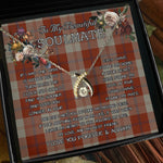 To My Beautiful Soulmate Necklace In Your Eyes I Have Found My Home Clan Davidson Dress Dancers Tartan Wishbone Dancing Necklace