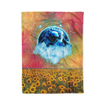 Scotstee Shop - Scotstee Shop Blanket Astronaut Blue Moon Dream Catcher Hippie Fleece Blanket