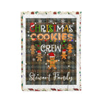 Personalized Gift Tartan Plaid Blanket Clan Stewart Hunting Weathered With Christmas Cookie Baking Crew Christmas Gift Blanket, Plaid Blanket, Christmas Fleece Blanket, Christmas Blanket, Tartan Blanket, Scottish Blanket, Scotland Blanket, Family Name Blanket, Custom Blanket, Personalized Blanket
