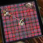 To My Beautiful Soulmate Necklace In Your Eyes I Have Found My Home Clan Udny Tartan Wishbone Dancing Necklace