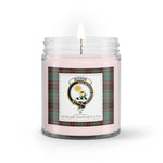 Soy Wax Candle - Buffalo Plaid Candle Clan Crest Badge Buchan Ancient Tartan Plaid Soy Wax Candle, oil candle, candle handmade, wax candle, soy wax, nature wax, natural soy wax, natural soy candles, natural candle