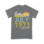 Vintage Since July 1971 Birthday Gift Birthday Shirt For 50th Birthday Shirt - Scotstee Shop