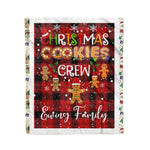 Products Personalized Gift Tartan Plaid Blanket Clan Ewing With Christmas Cookie Baking Crew Christmas Gift Blanket, Plaid Blanket, Christmas Fleece Blanket, Christmas Blanket, Tartan Blanket, Scottish Blanket, Scotland Blanket, Family Name Blanket, Custom Blanket, Personalized Blanket