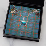 Sea Turtle Necklace To My Beautiful Soulmate Necklace In Your Eyes I Have Found My Home Clan Agnew Ancient Tartan Blue Turtle Necklace