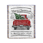 Tartan Blanket Vintage Red Truck with Christmas Tree Family Scottish Clan Hannay Grey plaid blanket, red plaid blanket, buffalo plaid blanket, green plaid blanket, plaid fleece blanket, blue plaid blanket, red tartan blanket, tartan plaid blanket, black and white plaid blanket, , christmas plaid blanket, orange plaid blanket, tartan plaid throw blanket, pink plaid blanket, brown plaid blanket, buffalo check blanket