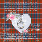 Rising Phoenix Necklace - Valentine Necklace Clan Cameron Of Lochiel Ancient Tartan Gift for Girlfriend, Gift for My Wife Rising Phoenix Necklace