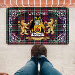 Tartan Door Mat The Family MacDonald Welcome Mat, Plaid Doormat Scottish