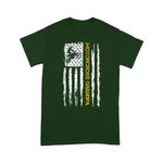 Scotstee Shop - Vintage USA Flag Motorcross Dirt Bike Grandpa Silhouette 4th Of July Shirt