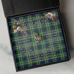 To My Beautiful Soulmate Necklace In Your Eyes I Have Found My Home Clan Spottiswood Tartan Crown Pendant Necklace