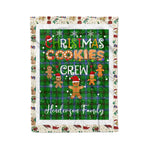 Personalized Gift Tartan Plaid Blanket Clan Henderson Ancient With Christmas Cookie Baking Crew Christmas Gift Blanket, Plaid Blanket, Christmas Fleece Blanket, Christmas Blanket, Tartan Blanket, Scottish Blanket, Scotland Blanket, Family Name Blanket, Custom Blanket, Personalized Blanket
