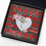 Gift For My Beautiful Girlfriend Necklace Valentine Necklace Clan Cumming Tartan Cross Dancing Necklace Scottish Tartan Jewelry