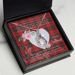 Rising Phoenix Necklace - Valentine Necklace Clan Ettrick Tartan Gift for Girlfriend, Gift for My Wife Rising Phoenix Necklace