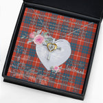 Gift For My Beautiful Girlfriend Necklace Valentine Necklace Clan Hamilton Ancient Tartan Cross Dancing Necklace Scottish Tartan Jewelry