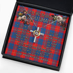 To My Beautiful Soulmate Necklace In Your Eyes I Have Found My Home Clan Galloway Tartan Cross Dancing Necklace